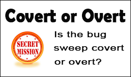 Bug Sweeping Cost in Swinton